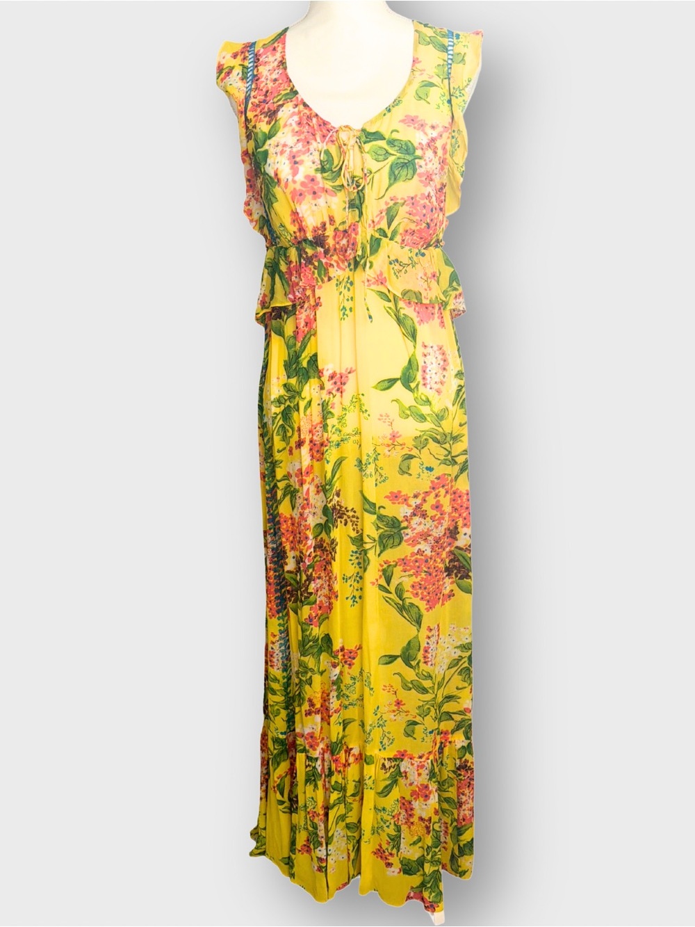 Anthropologie Plenty by Tracy Reese Sungrove Floral Maxi Dress - Size XS